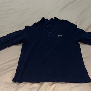 Lacoste Boys Deep Blue Polo Shirt